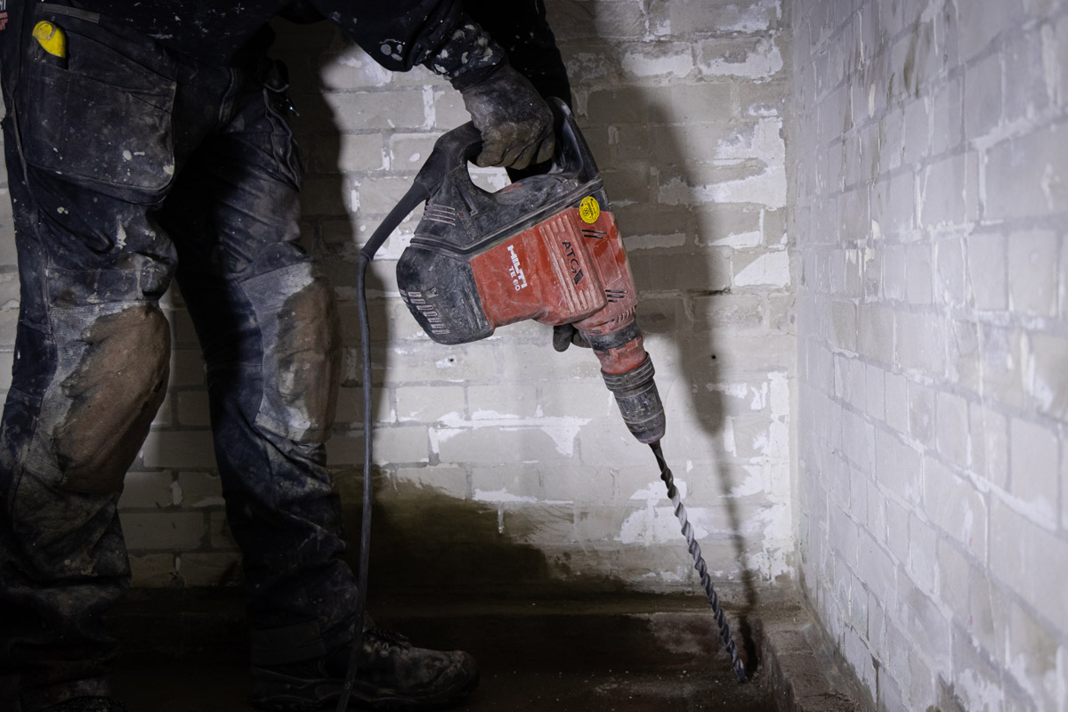 Vochtwering voor bouwbedrijven of aannemers